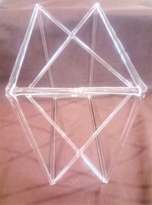 Merkaba au cristal de quartz 99,99% pureté 8-14 pouces prix de gros fabriqué en Chine