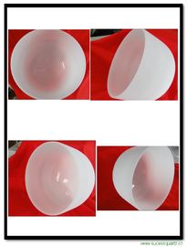 Bouteilles chantantes en cristal de quartz à chakra glacé
