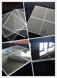 Plaques de verre de quartz carré et transparent 99,99% MOQ bas de l'usine chinoise