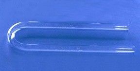 Tubes en verre de quartz transparent en U