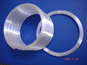 Tube en verre de quartz clair hélicoïdal de haute pureté
