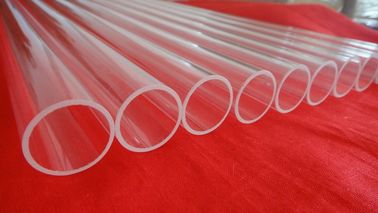 Tube en verre de quartz transparent à haute pression