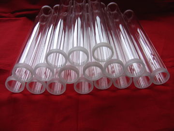 Tuyaux en verre de quartz optique clair