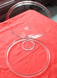 Rings de verre quartz transparent