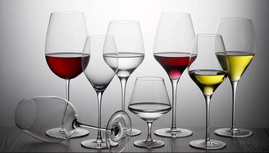 Verres à vin en cristal soufflé à la bouche, sans plomb, pour la maison et les fêtes, 300-500 ml