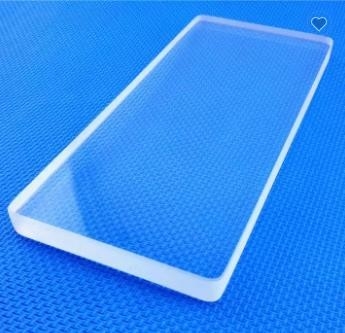 Plaque de verre à haute transmission en quartz fabriquée en Chine