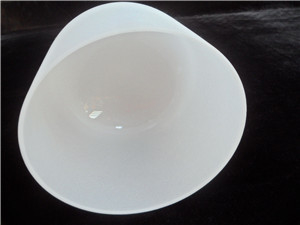 Bols chantants en cristal blancs