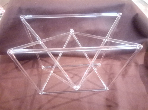 Merkaba au cristal de quartz 99,99% pureté 8-14 pouces prix de gros fabriqué en Chine