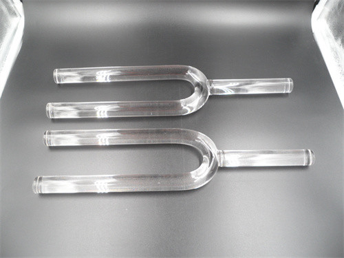 Diapason en cristal de quartz avec boîte de transport pour la musique et la guérison sonore 16mm