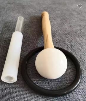 Rings en caoutchouc noir largement utilisés pour les bols de chant en cristal Prix en gros