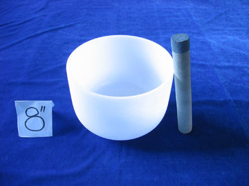 Les bols de chant en cristal glacé classique original un ensemble pour instruments de guérison sonore