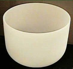 Pure Crystal frosted crystal singing bowls wholesale price from 6-24inch