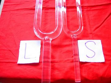 Diapasons en cristal de quartz massif pour lingots 20mm