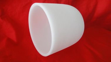 Creuset en quartz blanc fusionné, toutes tailles
