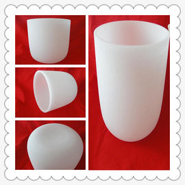 Creuset en quartz opaque blanc