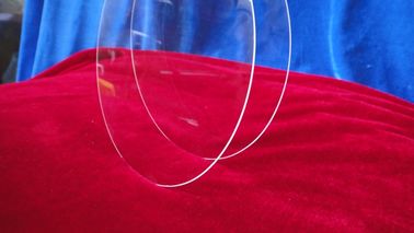 Plaques de verre de quartz transparent à faible tolérance WSD38