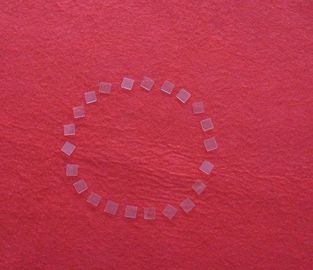 Plaque de verre de quartz fin 10*10*2mm