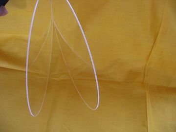 Plaques de verre de quartz fin et rond clair résistant à haute température