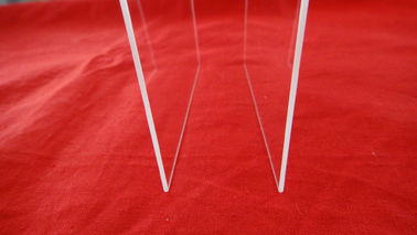 Large diameter polishing quartz disc glass window