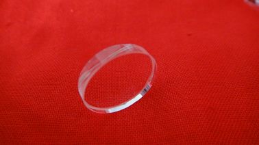 Plaque de verre de quartz ronde, résistante aux températures élevées