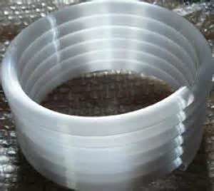 Tube en verre de quartz hélicoïdal