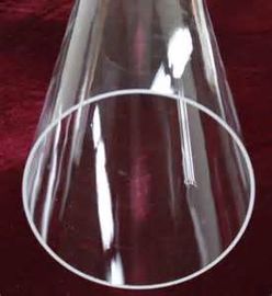 Grands tubes en verre de quartz clair de grand diamètre