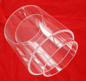 Grand tube en verre de quartz OD (300-440) pour semi-conducteurs disponible selon la conception du client