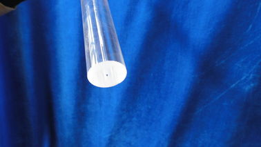 Barre de verre au quartz à cylindre optique transparent fondu de haute pureté