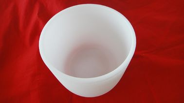 Creuset en verre de quartz opaque