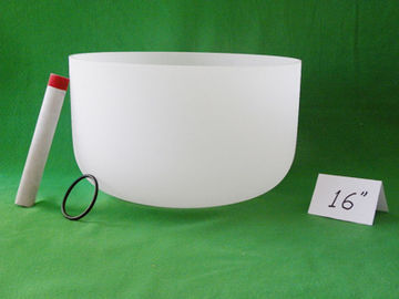 Kit de cuvette de chant au quartz glacé en quartz de haute pureté ou perte de poids durable
