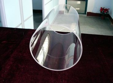 Tubes en verre de quartz de grand diamètre et transparents