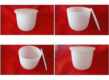 Creuset en quartz de 6 pouces à 24 pouces avec couvercle