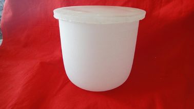 Creusets en quartz fondu avec couvercle