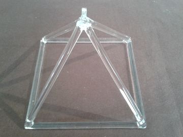 Pyramide de cristal de quartz chantant grand 14 ′′ instrument de musique de guérison parfait nouveau