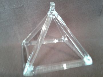 Pyramide de cristal de quartz chantant grand 14 ′′ instrument de musique de guérison parfait nouveau