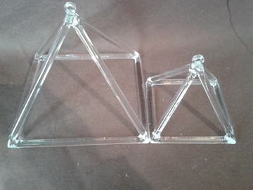 Pyramide de cristal de quartz chantant grand 14 ′′ instrument de musique de guérison parfait nouveau