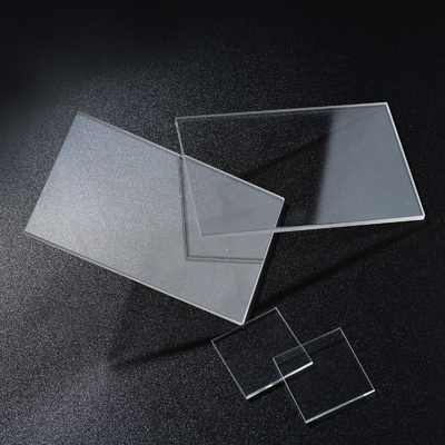 Plaque de verre de quartz en silice fondue de haute qualité