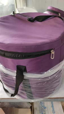 Étuis de transport rembourrés pour bols chantants en cristal violet avec couche épaisse