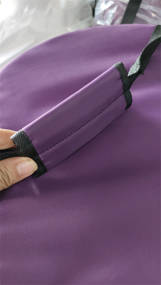 Étuis de transport rembourrés pour bols chantants en cristal violet avec couche épaisse