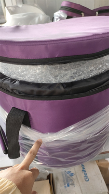 Étuis de transport rembourrés pour bols chantants en cristal violet avec couche épaisse