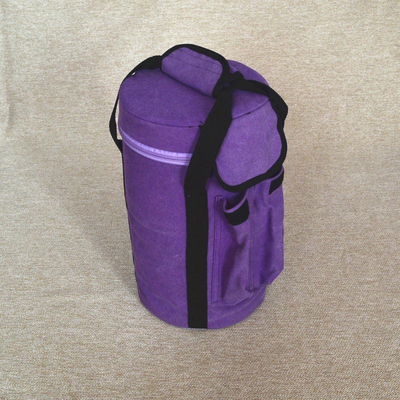 Étui de transport violet avec poignée pour bols chantants en cristal de 6 à 10 pouces
