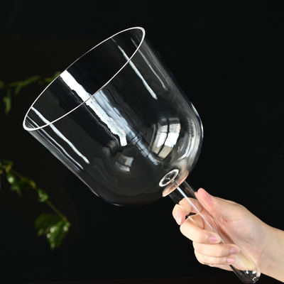 Bols chantants en cristal de quartz clair et harmonieux du fabricant chinois