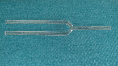 Diapasons en cristal de quartz transparents Tous types de taille Puissance Son