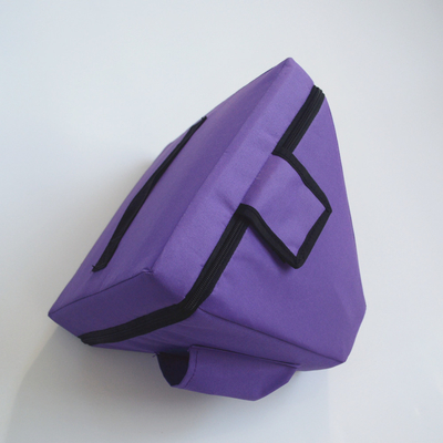 Pyramide chantante en quartz violet, sacs de transport, prix de gros
