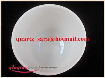 Ensemble de 7 bols chantants en cristal de quartz de 12 pouces accordés aux chakras, fabriqués en Chine