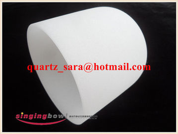 Bol chantant en cristal de quartz givré 8''-14'' 432 Hz