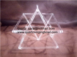 Prix de gros Merkaba chantante en cristal de quartz 8-14 pouces