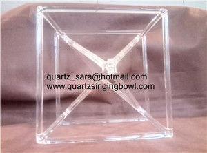 Prix de gros Merkaba chantante en cristal de quartz 8-14 pouces