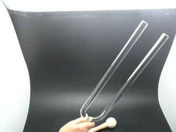 Petites diapasons en cristal de quartz, diamètre 16mm, expédition par coursier