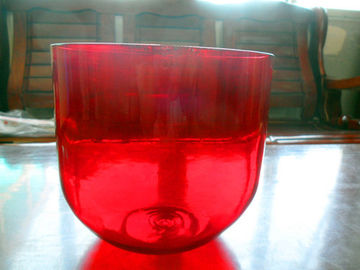 Couleur Chakra clair Quartz Bowls chantant pour la guérison du son de 6 à 10 pouces